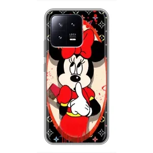 Чехол Disney Mouse Xiaomi 13 (PREMIUMPrint) (Минни Маус ЛВ)