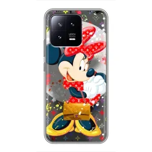 Чехол Disney Mouse Xiaomi 13 (PREMIUMPrint) (Minni с бантиком)