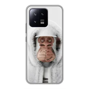 Чехлы с Обезьянами NFT для Xiaomi 13 (AlphaPrint) (обезьяна NFT в тату)