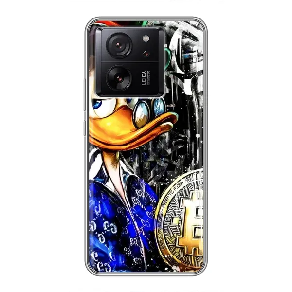 Чехол с принтом «Биткойн Скрудж» для Xiaomi 13T Pro