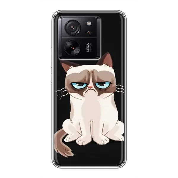 Чохол з принтом «Сумний кіт» для Xiaomi 13T Pro Чохол з принтом «Сумний кіт» для Xiaomi 13T Pro