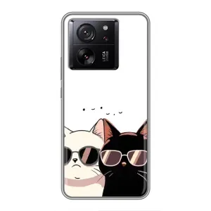 Чохол з принтом «Коти в окулярах» для Xiaomi 13T Pro