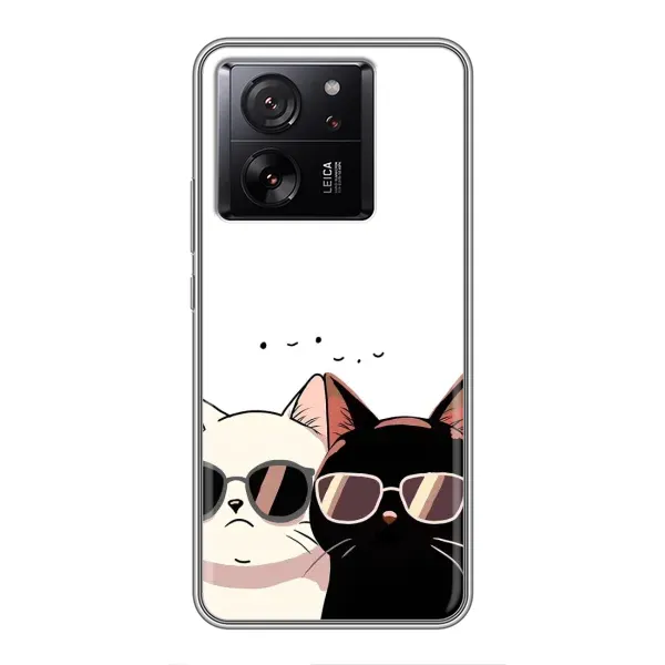 Чохол з принтом «Коти в окулярах» для Xiaomi 13T Pro Чохол з принтом «Коти в окулярах» для Xiaomi 13T Pro