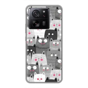 Чохли з Котиками для Xiaomi 13T Pro (VPrint) (Мальовані котики)