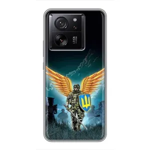 Чехлы с картинкой ЗСУ для Xiaomi 13T Pro (AlphaPrint) (Солдат ЗСУ)