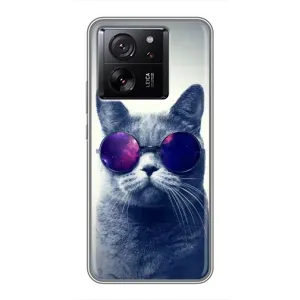 Чохол з принтом для Xiaomi 13T Pro (AlphaPrint) Модні коти (Стильний кіт)