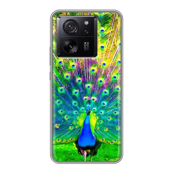 Чехол с принтом «Яркий Павлин» для Xiaomi 13T Pro Чехол с принтом «Яркий Павлин» для Xiaomi 13T Pro