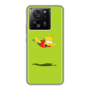 Чехол с Симпсонами для Xiaomi 13T (VPrint) (Барт Симпсон)