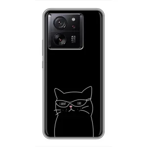 Чохол з малюнком кіт на Xiaomi 13T (Байдужий кіт)