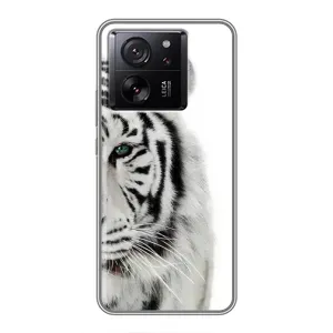 Чохли з картинкою животних Xiaomi 13T (Білий Тигр)