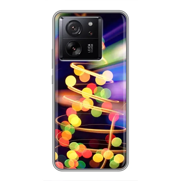 Чохол з принтом «Ялинка в огоньках» для Xiaomi 13T
