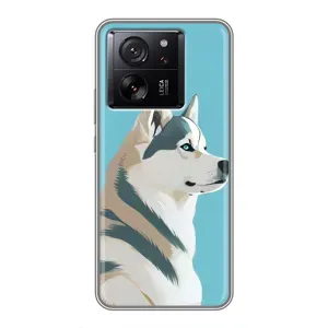 Чохол з Хаскі Xiaomi 13T - (AlphaPrint) (Хаскі арт)