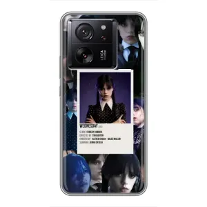 Чехлы Венсдей на Xiaomi 13T Уэнсдей (AlphaPrint) (коллаж Уэнздей)