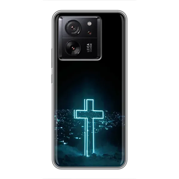 Чохол з принтом «Хрест і місто» для Xiaomi 13T Чохол з принтом «Хрест і місто» для Xiaomi 13T