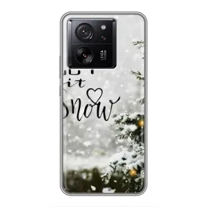 Новорічні, Святкові Чохли для Xiaomi 13T - 2024 год (Let it snow)