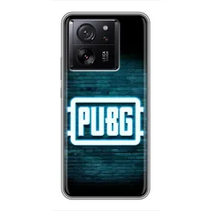 Чехол PUBG для Сяоми 13Т (AlphaPrint) (Лого PUBG)