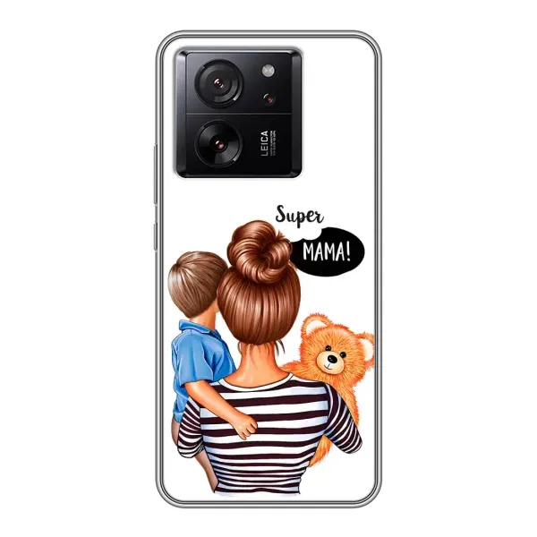 Чохол з принтом «Мама з синочком» для Xiaomi 13T Чохол з принтом «Мама з синочком» для Xiaomi 13T