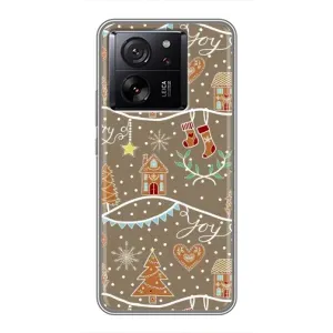 Новорічні, Святкові Чохли для Xiaomi 13T - 2024 год (Новорічні пряники)
