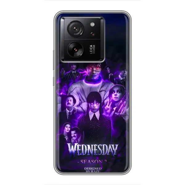 Чехол с принтом «Фиолетовая магия Уэнздей» для Xiaomi 13T Чехол с принтом «Фиолетовая магия Уэнздей» для Xiaomi 13T