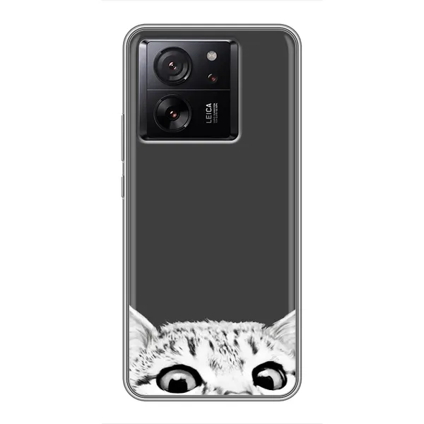 Чохол з принтом «Виглядає котик» для Xiaomi 13T Чохол з принтом «Виглядає котик» для Xiaomi 13T