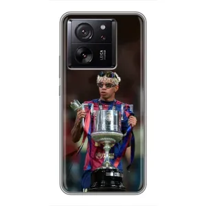 Чохол з футболістом Ламін Ямаль Xiaomi 13T (Ямаль з кубком)