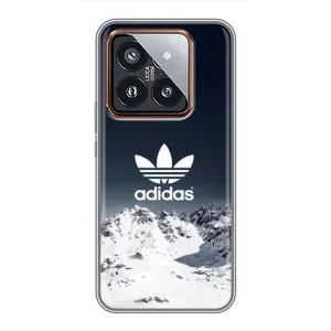 Чехлы Адидас для Xiaomi 14 Pro (AlphaPrint) (Адидас в горах)