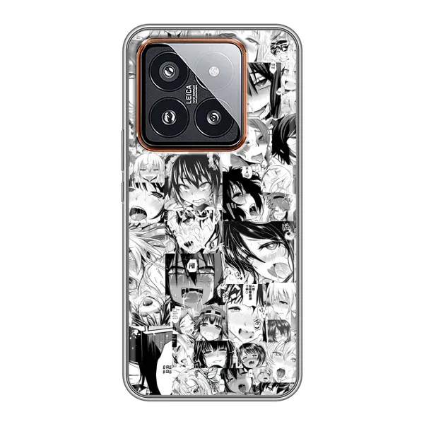 Чохол з принтом «Ahegao manga» для Xiaomi 14 Pro Чохол з принтом «Ahegao manga» для Xiaomi 14 Pro