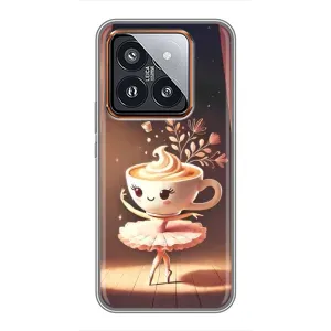 Чохол з мемом Тралалело тралала на Xiaomi 14 Pro (Балерина капучина)