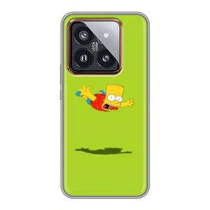 Чехол с Симпсонами для Xiaomi 14 Pro (VPrint) (Барт Симпсон)
