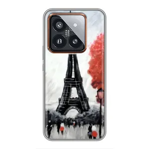 Чохол Ейфелева Вежа Xiaomi 14 Pro - (AlphaPrint) (Вежа в Парижі)