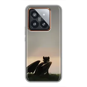 Чехол как приручить дракона на Xiaomi 14 Pro (Беззубик)