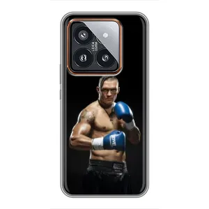 Чехол с принтом «Боксер Усик» для Xiaomi 14 Pro