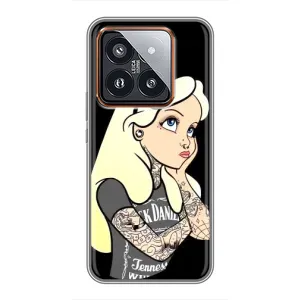 Чохол з принтом «Дівчина в тату» для Xiaomi 14 Pro
