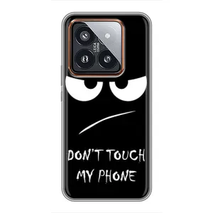 Чохол з принтом «Dont Touch» для Xiaomi 14 Pro