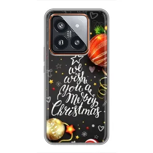 Рождественские Чехлы для Xiaomi 14 Pro (VPrint) (Елочка)