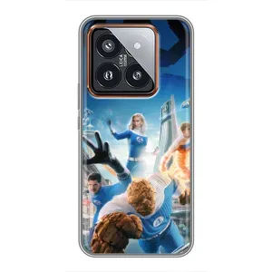 Чехол с принтом Фантастическая четверка для Xiaomi 14 Pro (Герои Фантастическая Четверка)