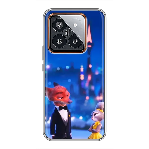 Чехол с принтом «Романтический вечер Зверополис» для Xiaomi 14 Pro Чехол с принтом «Романтический вечер Зверополис» для Xiaomi 14 Pro