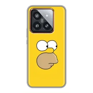 Чехол с Симпсонами для Xiaomi 14 Pro (VPrint) (Гомер)