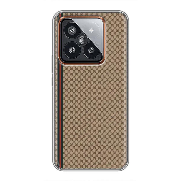 Чохол з принтом «Гуччі полоса» для Xiaomi 14 Pro Чохол з принтом «Гуччі полоса» для Xiaomi 14 Pro