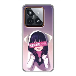 Чохол з принтом «Hentai chan» для Xiaomi 14 Pro