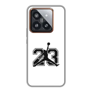 Чехлы для Xiaomi 14 Pro - с картинкой JORDAN (AlphaPrint) (Jordan 23)