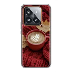 Чохол з принтом «Кава на ковдрі» для Xiaomi 14 Pro