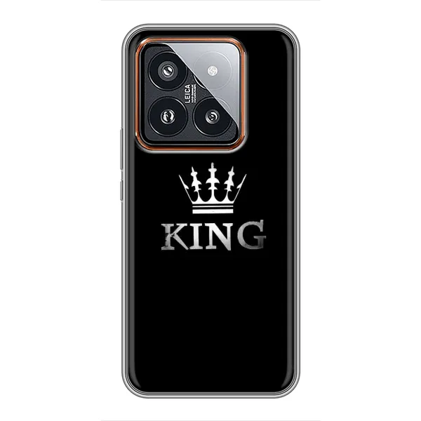 Чохол з принтом «KING» для Xiaomi 14 Pro