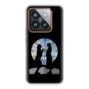 Чехлы Венсдей на Xiaomi 14 Pro Уэнсдей (AlphaPrint) (комната Уэнздей)