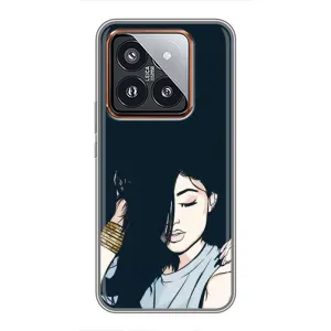 Чохол з принтом «Гарна дівчина» для Xiaomi 14 Pro