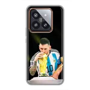 Чохли для Xiaomi 14 Pro (Leo чемпіон) (AlphaPrint) (Кубок Мессі)