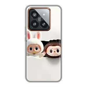 Чохол з принтом «Лабубу» для Xiaomi 14 Pro