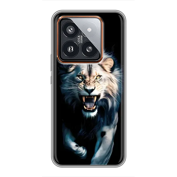 Чохол з принтом «Лев у темряві» для Xiaomi 14 Pro Чохол з принтом «Лев у темряві» для Xiaomi 14 Pro