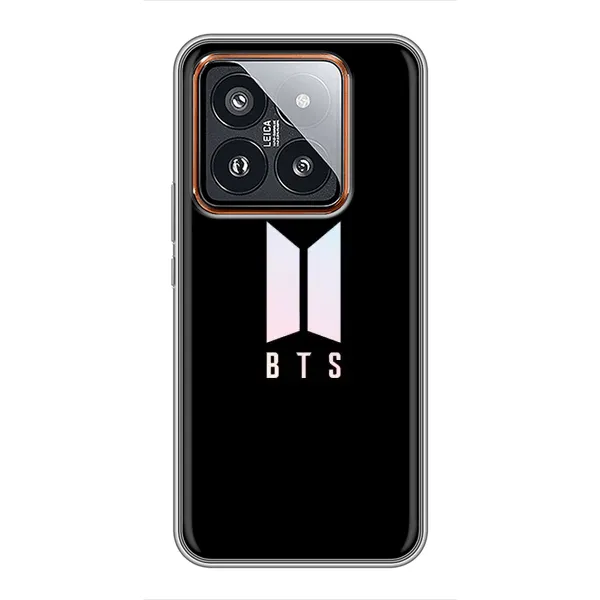 Чохол з принтом «Лого BTS» для Xiaomi 14 Pro