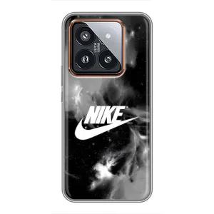 Чехол для Xiaomi 14 Pro - с принтом Найк (AlphaPrint) (Лого Найк)